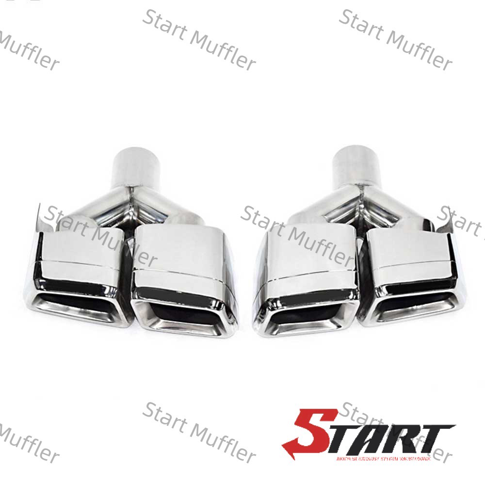 C9 For Benz W204 -W212 C63-E63 Exhaust Tip Stainless Steel Exhaust Tailpipe Muffler Tip Exhaust Tip Exhaust Pipe