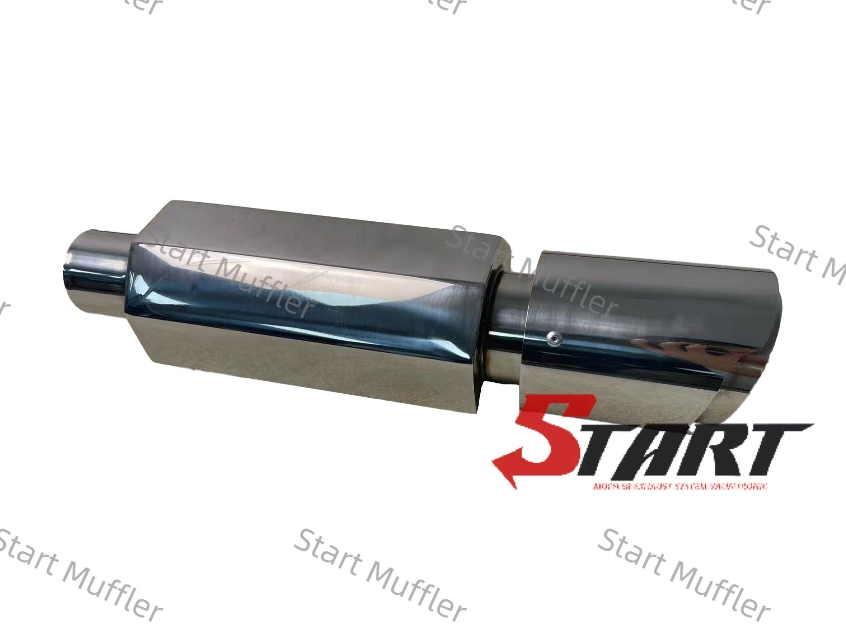 SSC-11 Octagon Straight Drum Silencer Stainless Steel Modified Pipe Tail Throat