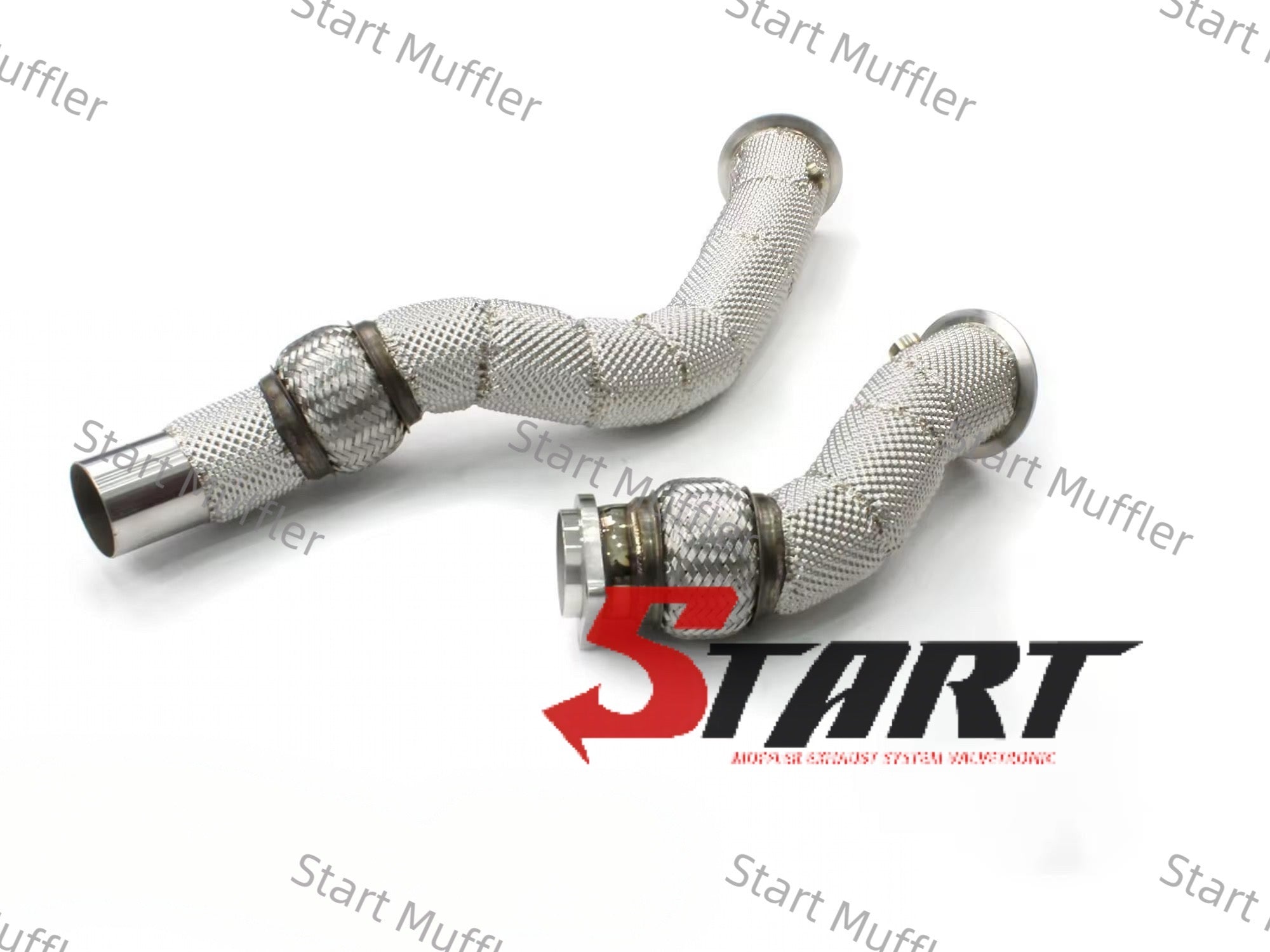 EDM-1 High Quality Exhaust Downpipe for BMW M2C 2018 4.0T M3 M4/F80/F82/G80/G82 3.0T Stainless Steel High Flow Catted Downpipe Car Exhaust System