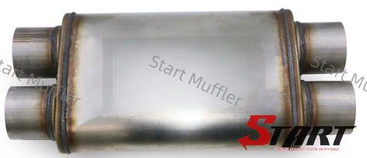 MG-9 High Performance Valve Drum Silencer Muffler Suitable for Standard
