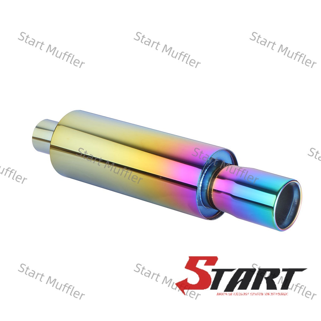SSC-4A Universal Stainless Steel Exhaust Pipe Racing Muffler Tip Car Exhaust Pipe