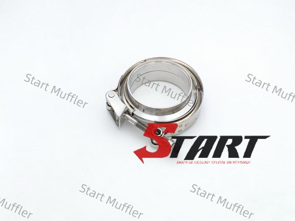KG-5 Exhaust Pipe V-clip Hose Clamps V Band Clamp With SUS 304 Stainless Steel Flanges for Turbo Vband Flange