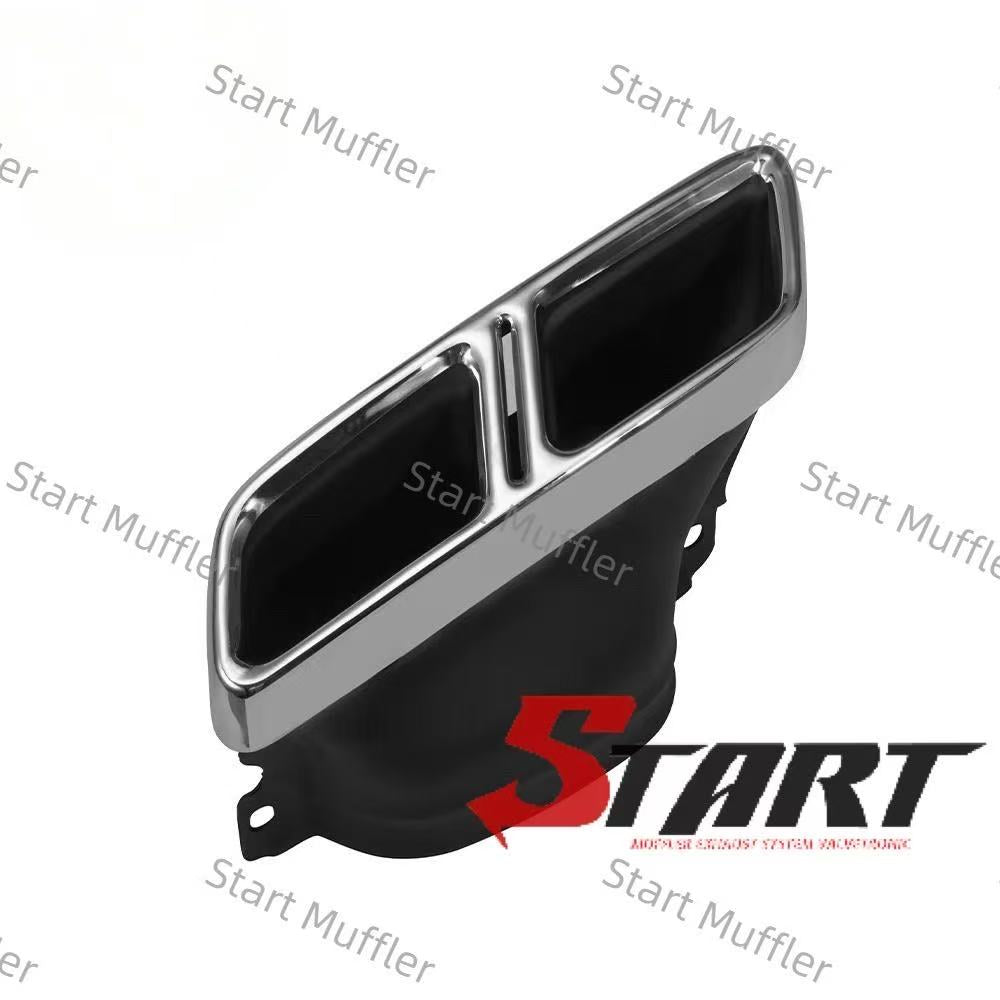 C4 Car Exhaust Tip for Benz C Class W205 Upgrade C63 2015-2018