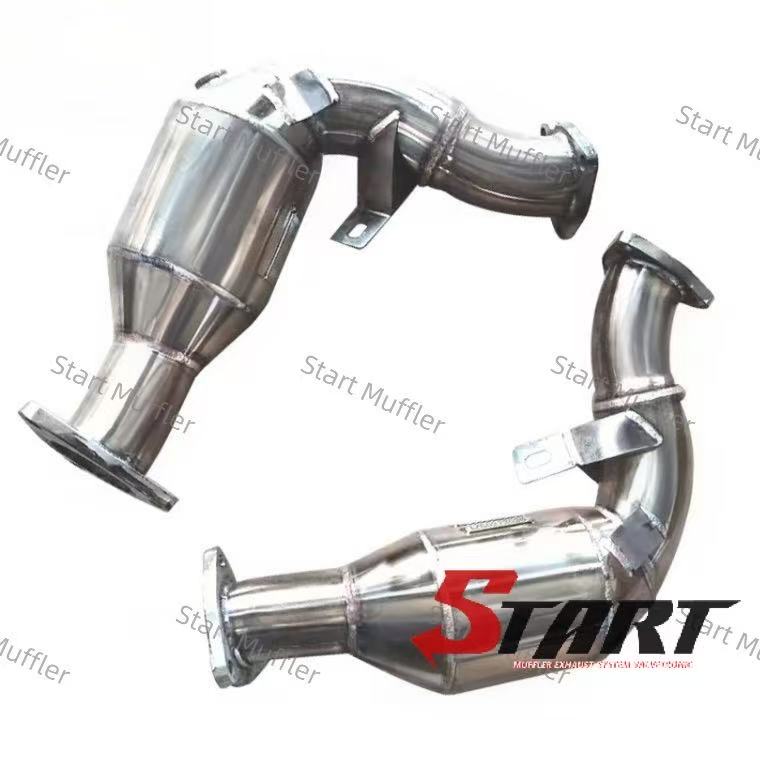 EDA-2 High Performance Systems 304SUS Exhaust Downpipe for Audi S4 S5 B8 2009-2015 3.0T