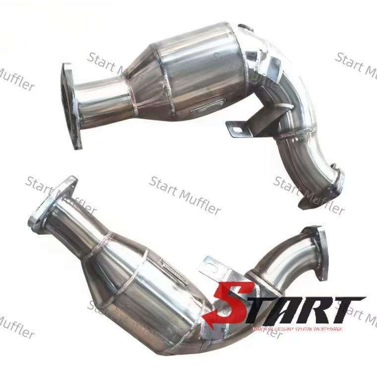 EDA-2 High Performance Systems 304SUS Exhaust Downpipe for Audi S4 S5 B8 2009-2015 3.0T