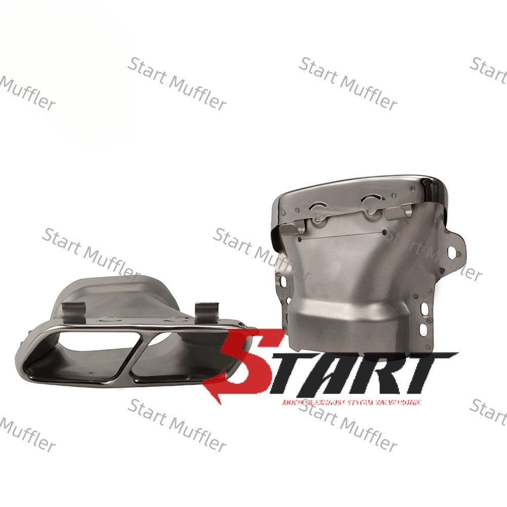 C1 Car Exhaust Tip for Benz Upgrade CLA45-A45 2015-2018 W117-W176 High Qualiy Nozzle Square Tailpipe