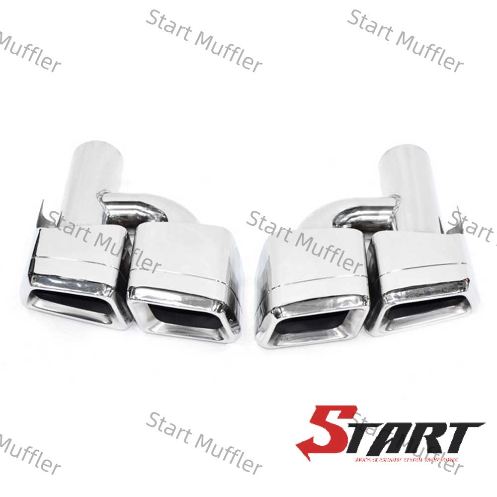C9 For Benz W204 -W212 C63-E63 Exhaust Tip Stainless Steel Exhaust Tailpipe Muffler Tip Exhaust Tip Exhaust Pipe