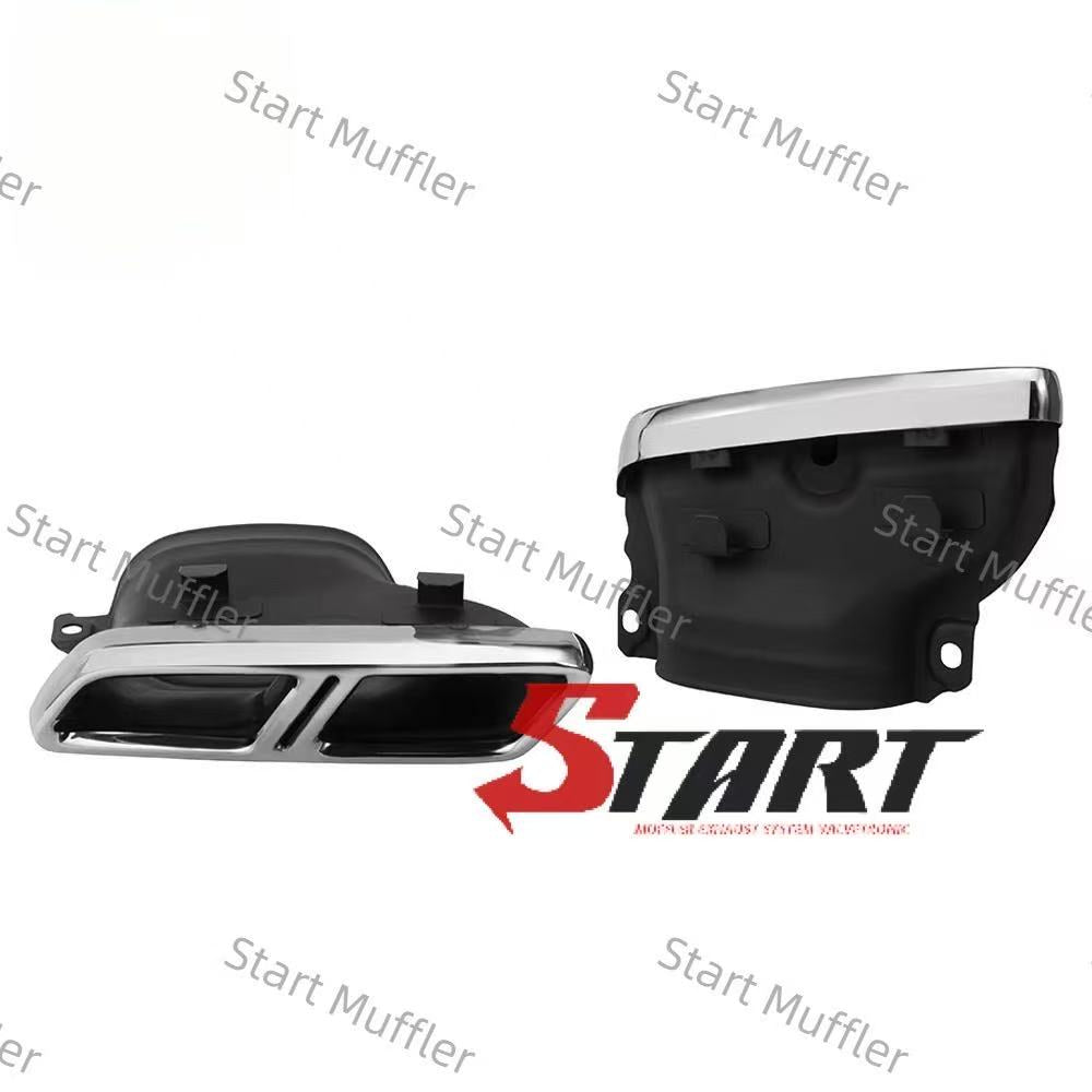 C4 Car Exhaust Tip for Benz C Class W205 Upgrade C63 2015-2018