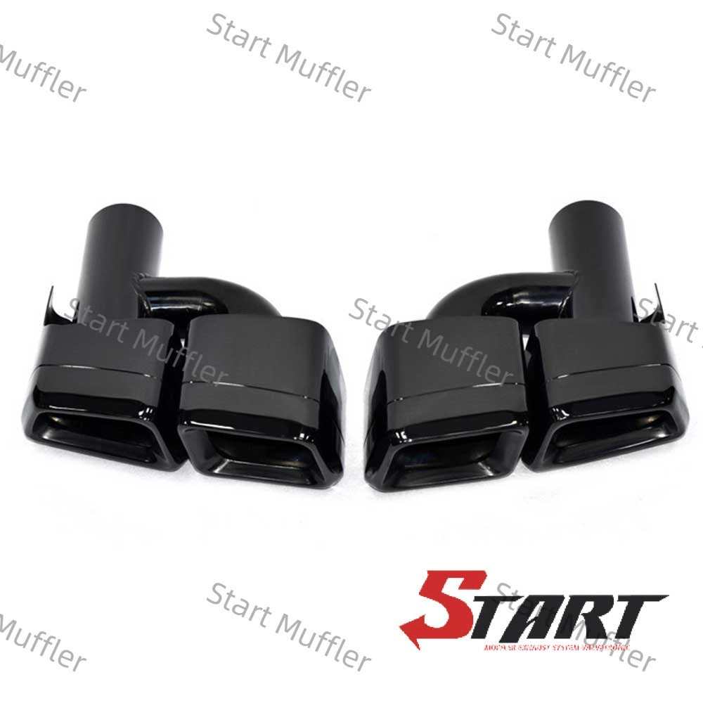 C9 For Benz W204 -W212 C63-E63 Exhaust Tip Stainless Steel Exhaust Tailpipe Muffler Tip Exhaust Tip Exhaust Pipe