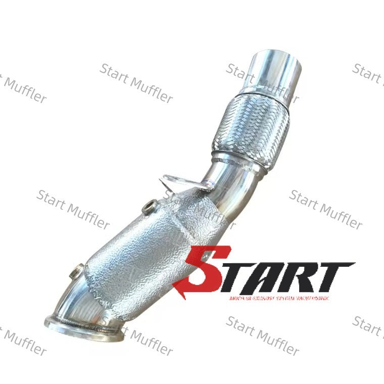 EDM-5 High Performance 304 Stainless Steel Upgrade B48 Exhaust Downpipe for BMW 3 series F chassis B48 2017-2019 2.0T 4 series F chassis B48 2017-2020 2.0T 5series G38 B48 2018-2020 2.0T/3.0T