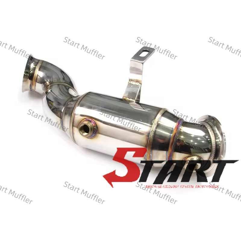 EDB-4 High flow Stainless Steel Exhaust Downpipe For Benz E200/E260/E300 W213 2017-2021 2.0T