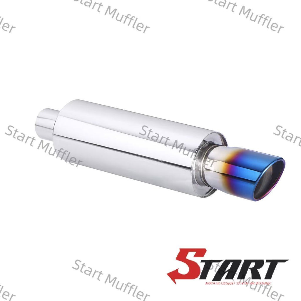 SSC-3A Universal Stainless Steel Exhaust Pipe Racing Muffler Tip Car Exhaust Pipe