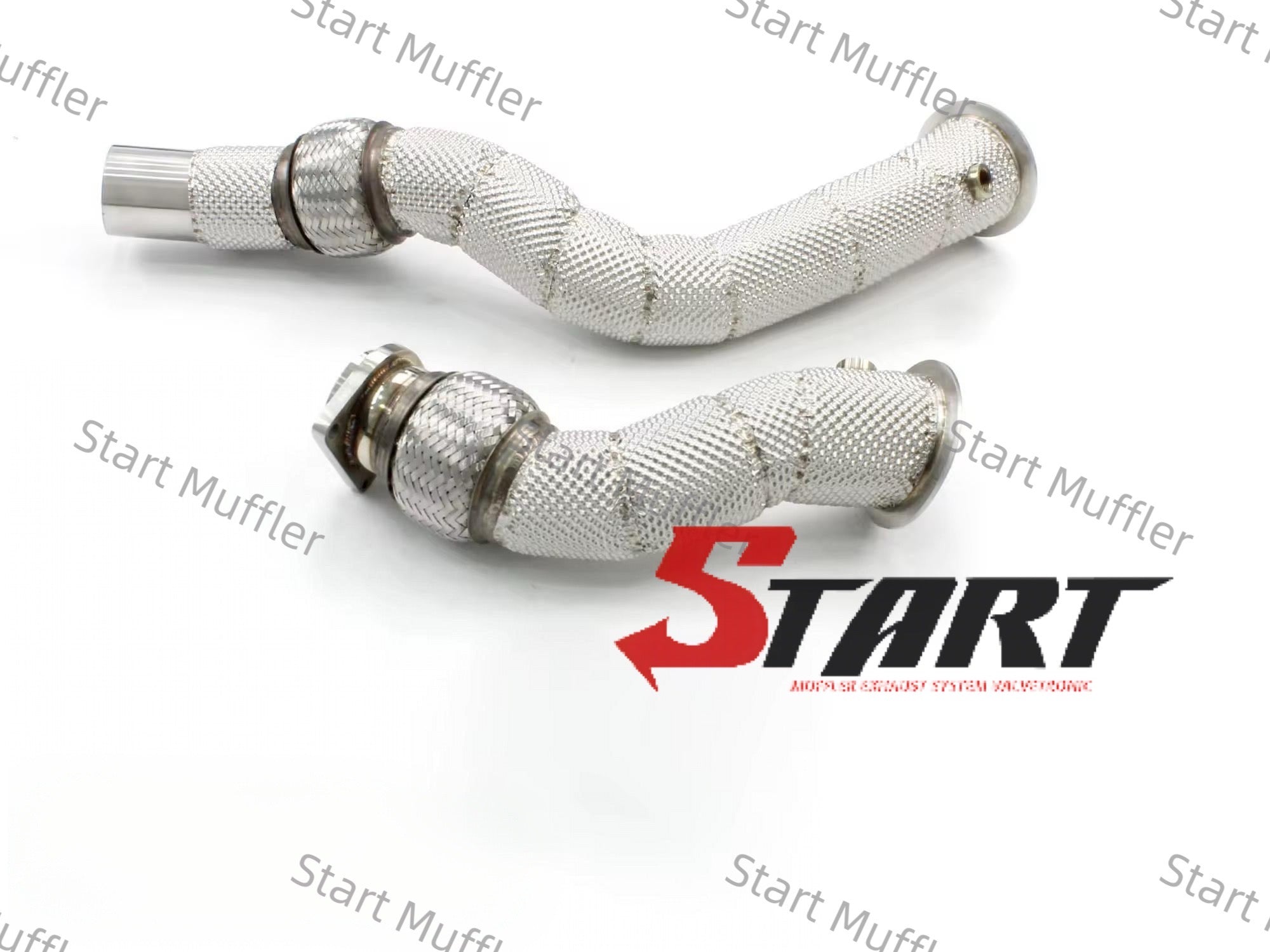EDM-1 High Quality Exhaust Downpipe for BMW M2C 2018 4.0T M3 M4/F80/F82/G80/G82 3.0T Stainless Steel High Flow Catted Downpipe Car Exhaust System