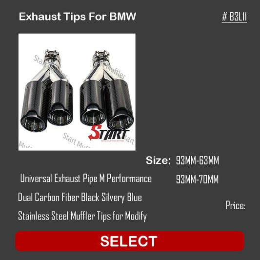 Exhaust Tips For BMW B3L11