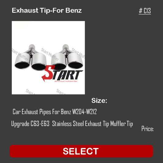 Exhaust Tip-For Benz C13