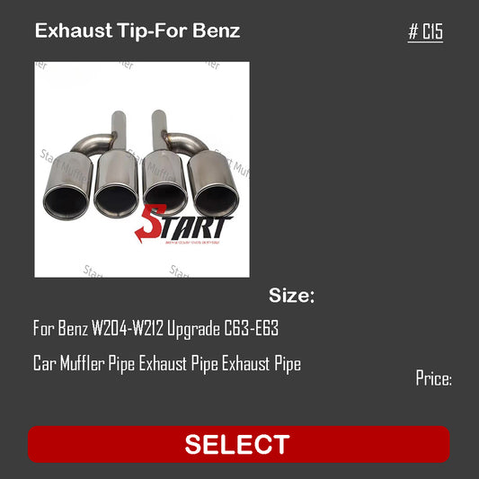 Exhaust Tip-For Benz C15