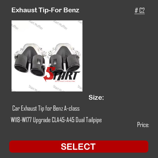 Exhaust Tip-For Benz C2
