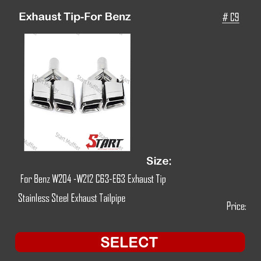Exhaust Tip-For Benz C9