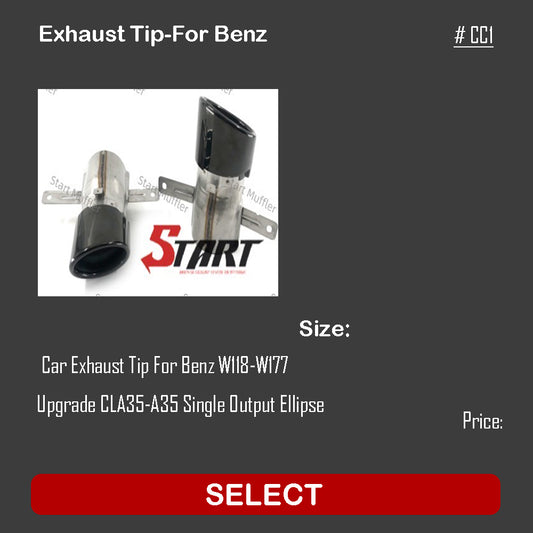 Exhaust Tip-For Benz CC1