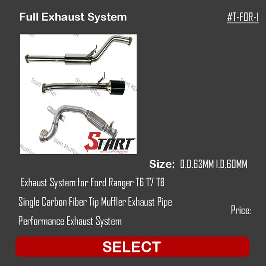 Full Exhaust System T-FOR-1