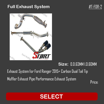 Full Exhaust System T-FOR-2