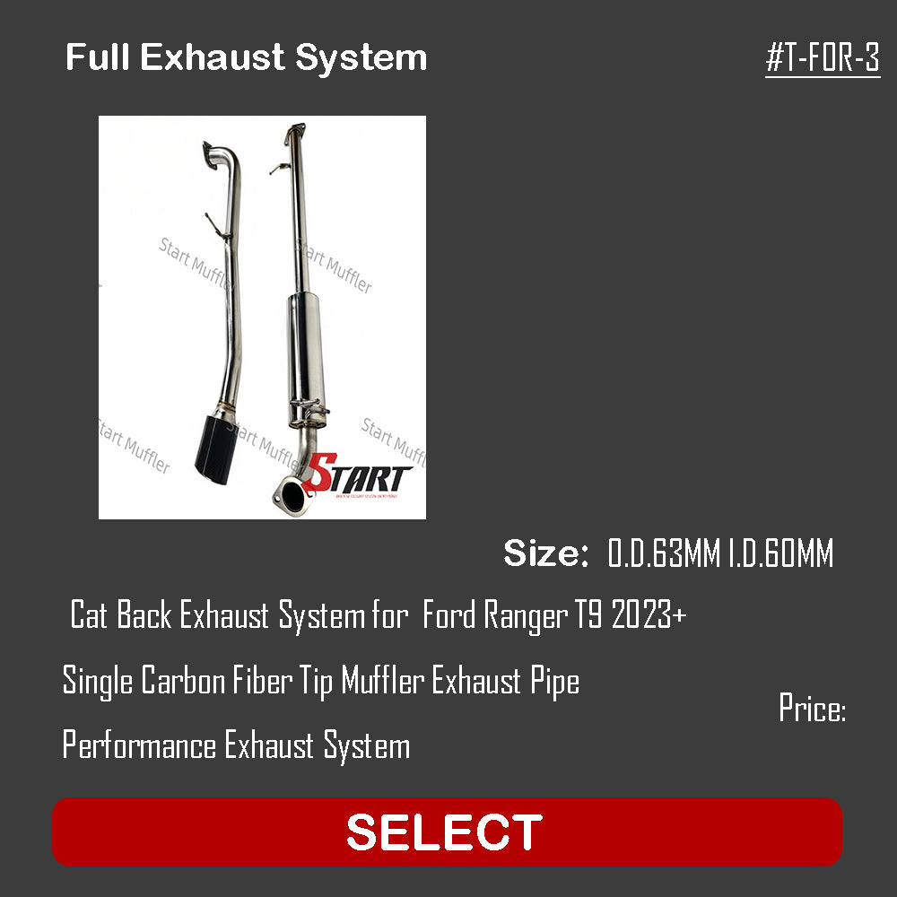 Full Exhaust System T-FOR-3