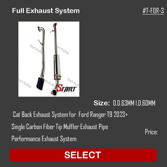 Full Exhaust System T-FOR-3