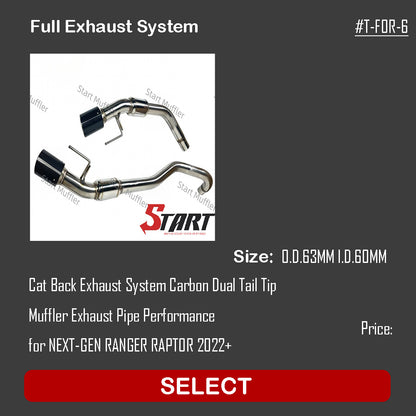 Full Exhaust System T-FOR-6