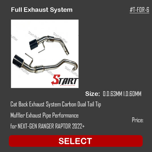 Full Exhaust System T-FOR-6