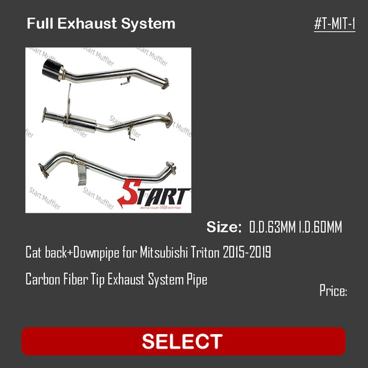 Full Exhaust System T-MIT-1