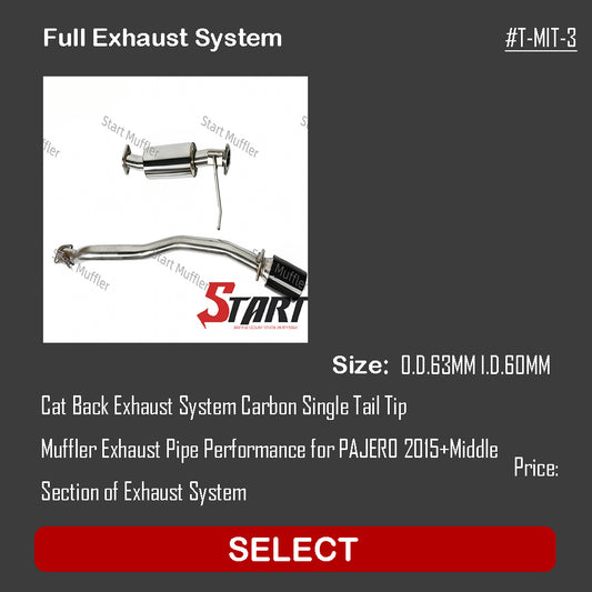 Full Exhaust System T-MIT-3