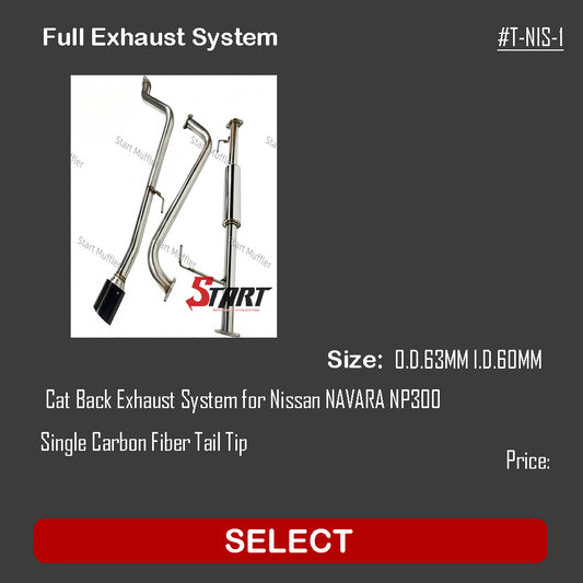 Full Exhaust System T-NIS-1