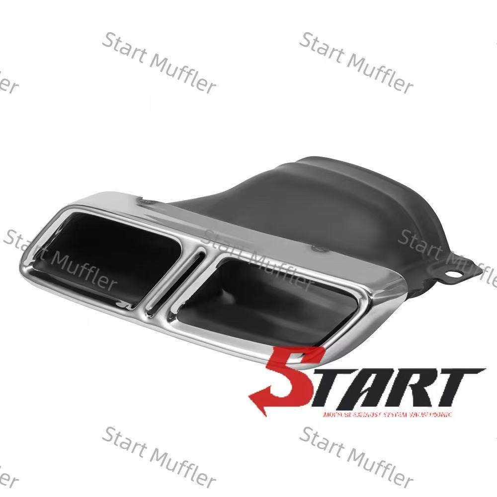 C4 Car Exhaust Tip for Benz C Class W205 Upgrade C63 2015-2018