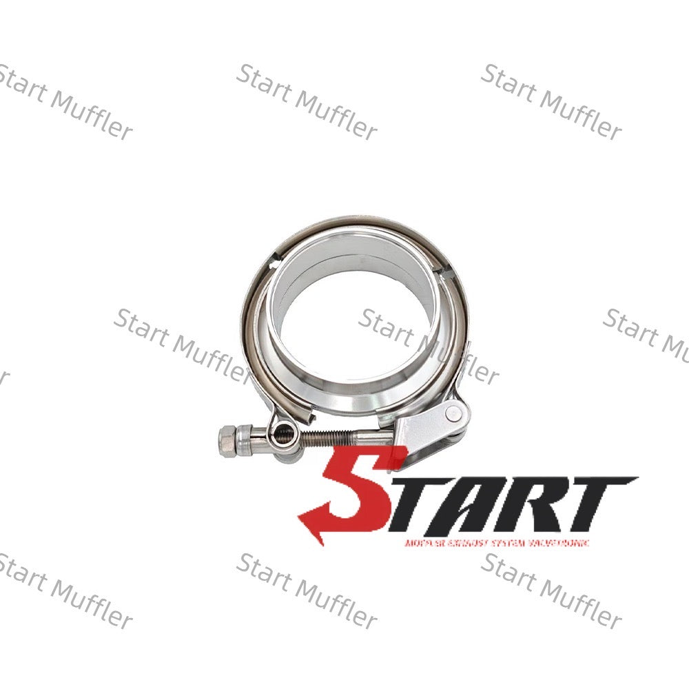 KG-5 Exhaust Pipe V-clip Hose Clamps V Band Clamp With SUS 304 Stainless Steel Flanges for Turbo Vband Flange