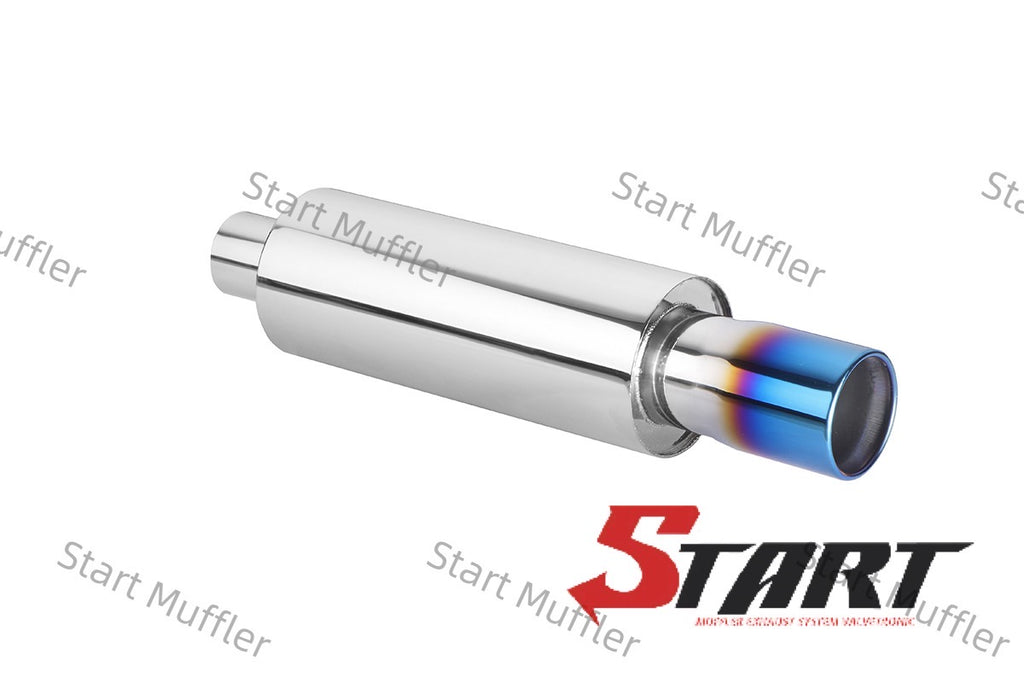 SSC-4A Universal Stainless Steel Exhaust Pipe Racing Muffler Tip Car Exhaust Pipe