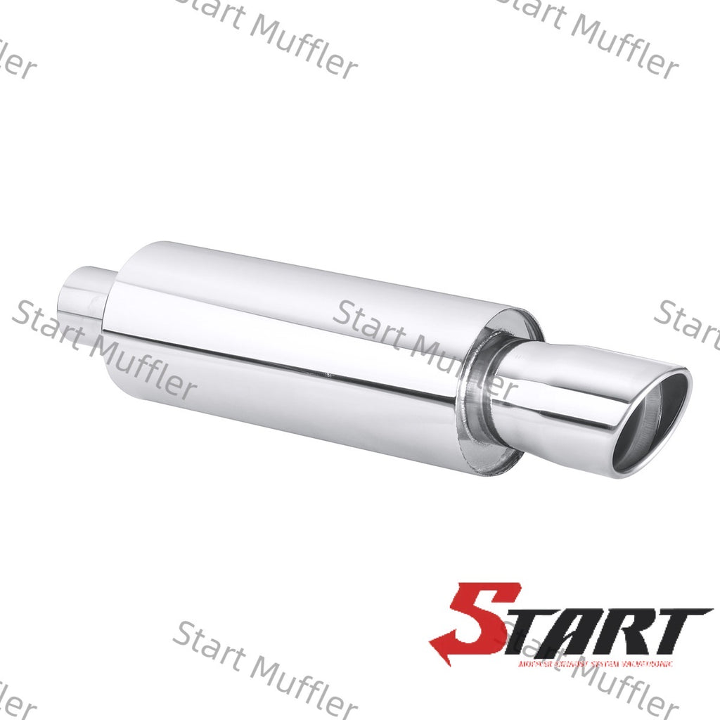 SSC-3A Universal Stainless Steel Exhaust Pipe Racing Muffler Tip Car Exhaust Pipe