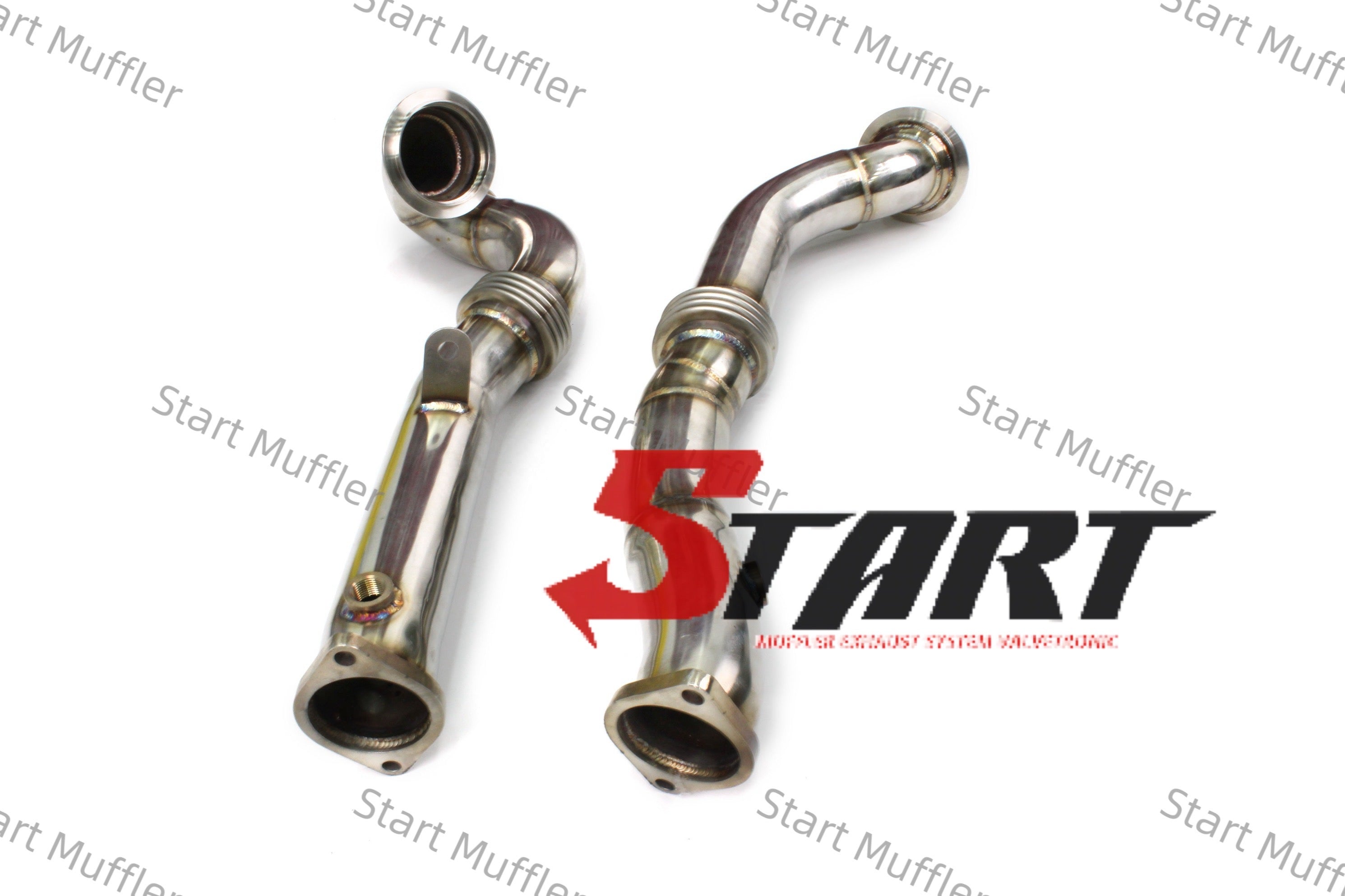EDM-8 High Flow Stainless Steel Catless Exhaust Downpipes for BMW X5/X6 N54 2009-2017 3.0T