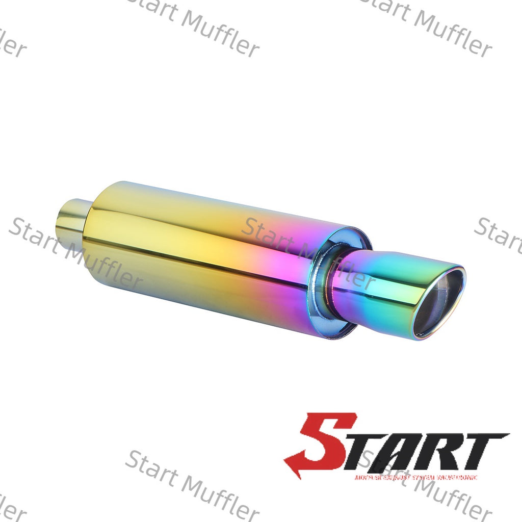 SSC-3A Universal Stainless Steel Exhaust Pipe Racing Muffler Tip Car Exhaust Pipe