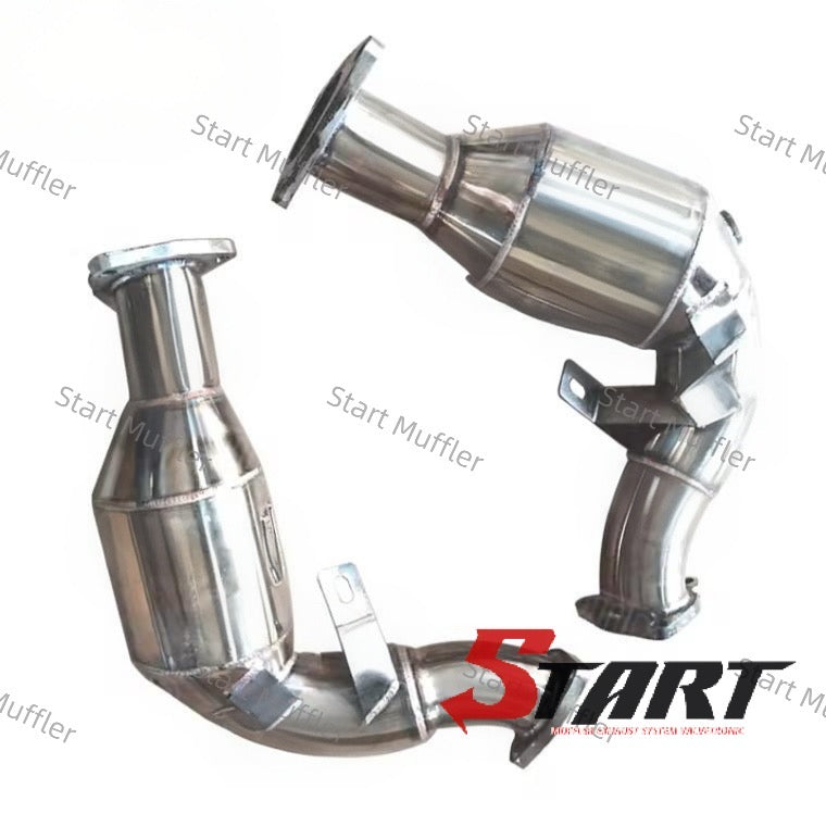 EDA-2 High Performance Systems 304SUS Exhaust Downpipe for Audi S4 S5 B8 2009-2015 3.0T