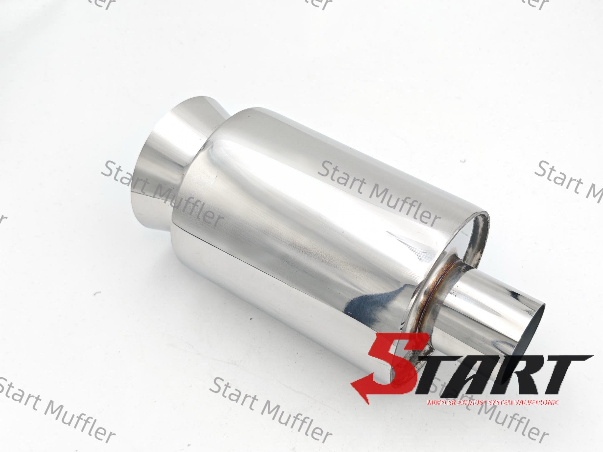 SSC-12A Bell Mouth Drum Silencer Stainless Steel Modified Pipe Tail Throat