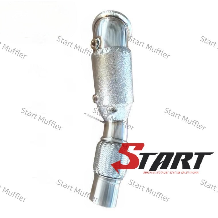 EDM-5 High Performance 304 Stainless Steel Upgrade B48 Exhaust Downpipe for BMW 3 series F chassis B48 2017-2019 2.0T 4 series F chassis B48 2017-2020 2.0T 5series G38 B48 2018-2020 2.0T/3.0T