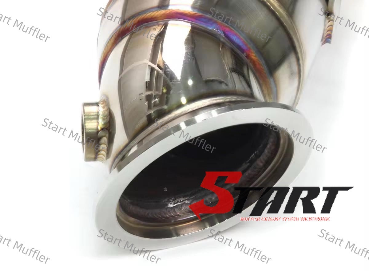 EDB-4 High flow Stainless Steel Exhaust Downpipe For Benz E200/E260/E300 W213 2017-2021 2.0T