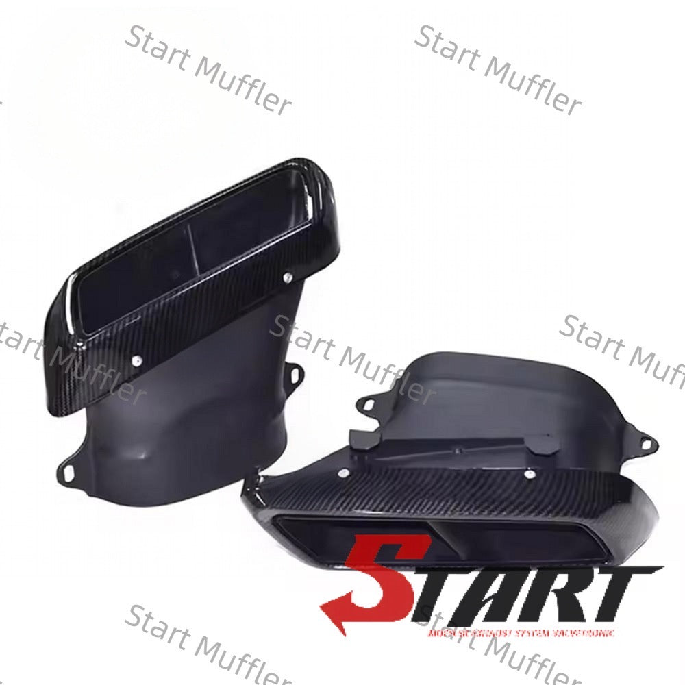 C8 Suitable For Benz C Class W205-W213 Exhaust Pipe Modification Upgrade C63 Four Outlet Tailpipe