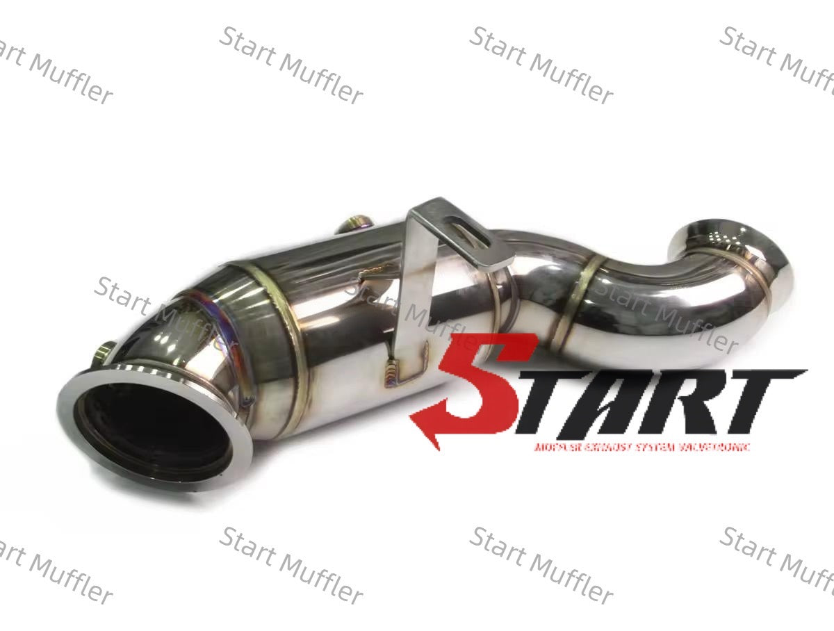 EDB-4 High flow Stainless Steel Exhaust Downpipe For Benz E200/E260/E300 W213 2017-2021 2.0T