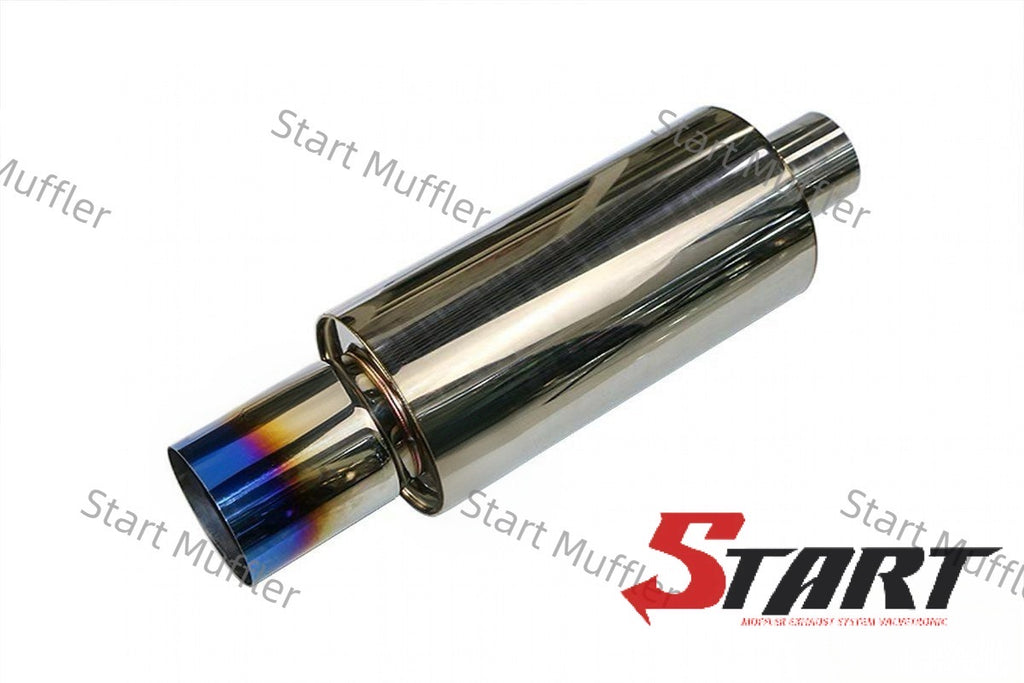 K25B11 Hot Car Exhaust Modification Sound Wave for Straight Drum Silencer Stainless Steel Modified Pipe Tail Throat