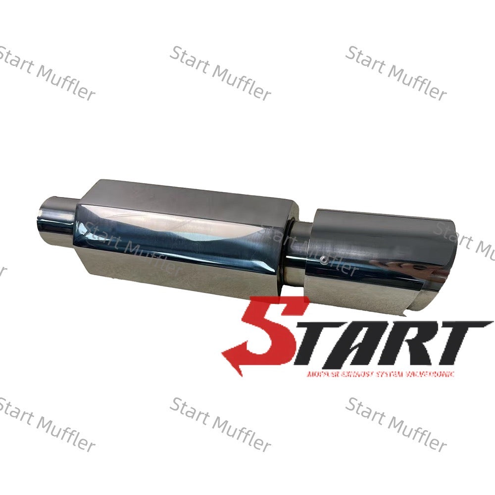 SSC-11 Octagon Straight Drum Silencer Stainless Steel Modified Pipe Tail Throat